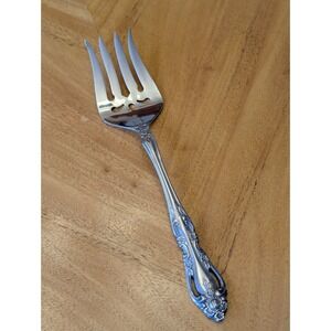 Imperial International Serving Fork CHALMETTE Stainless Korea Silverware Flatwar